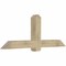 Ekena Millwork Eugene Rough Sawn Timber Gable Bracket, Douglas Fir, 72"W x 27"H x 6"D x 6"F, 9/12 Pitch GBW072X27X0606EUG00RDF - alternate 2
